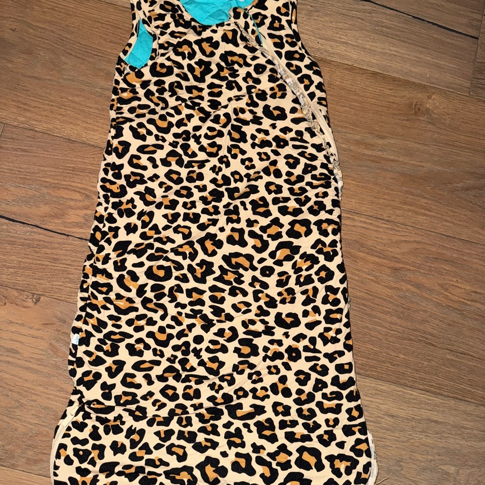 Posh peanut Leopard Print bamboo sleep sack 2.5TOG